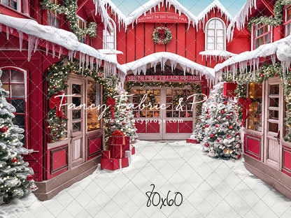 North Pole Village Square - With Sweep Option