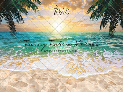 Tropical Beach Paradise - With Sweep Option