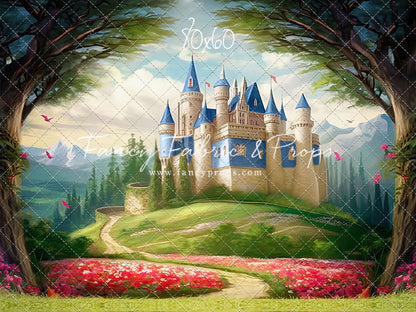 Royal Castle - Blue with Water- With Sweep Option