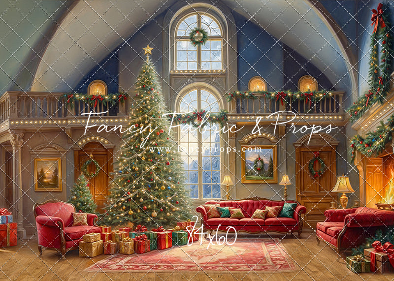 Elegant Christmas Chateau - with Sweep Option