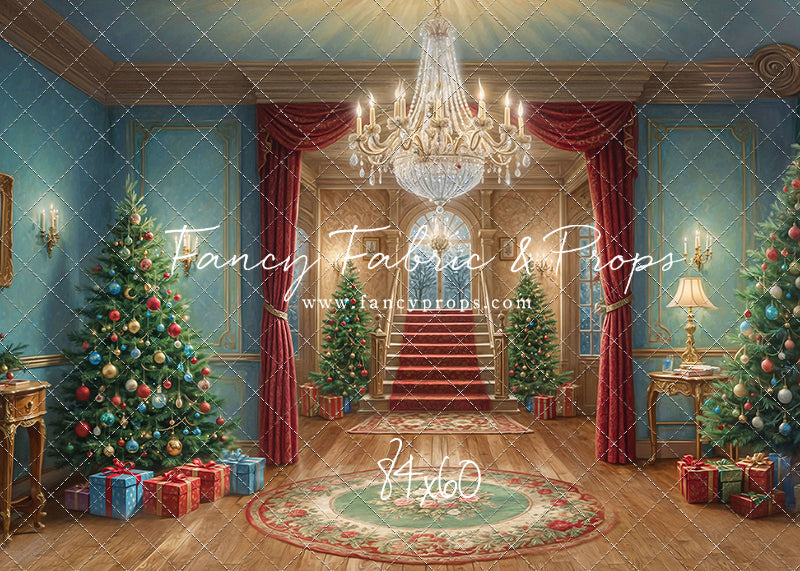 Elegant Holiday Hallway - With Sweep Option