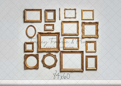 White Frame Wall - White Floor - With Sweep Option