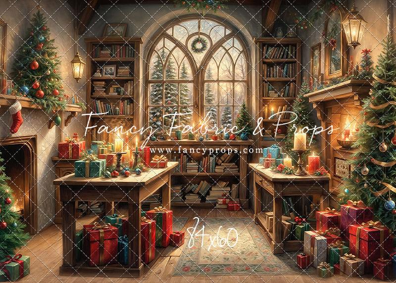 Winter Cabin Wrapping Room - with Sweep Option