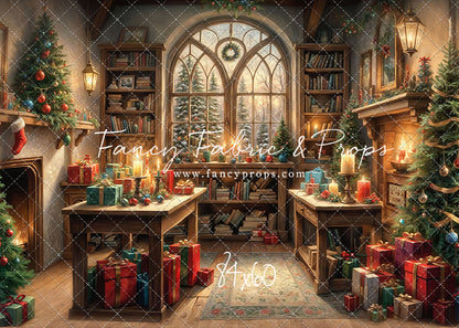 Winter Cabin Wrapping Room - with Sweep Option