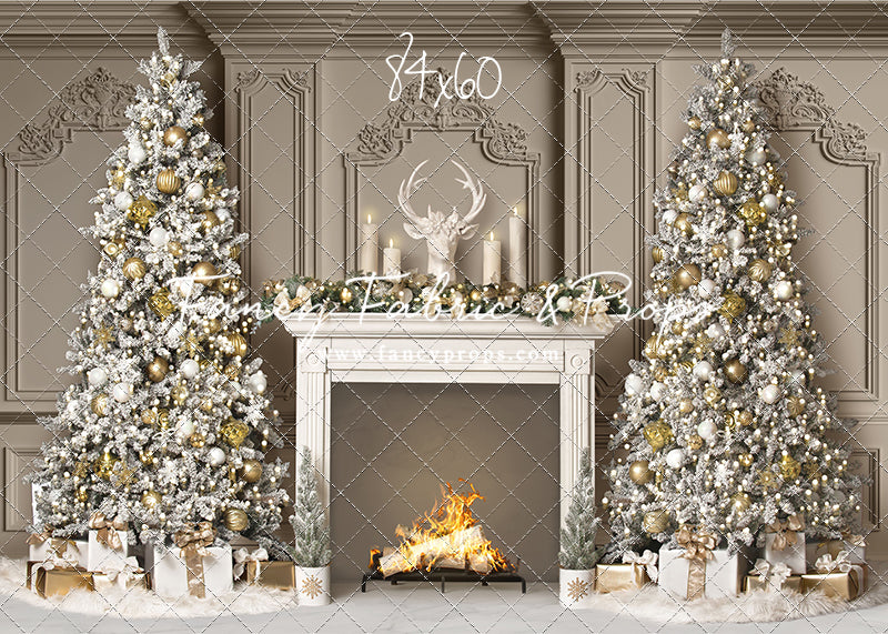 Frosted Fireside Glow