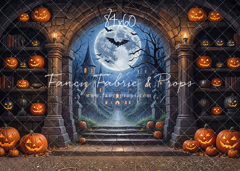 Gothic Halloween Gateway - Dirt Floor - With Sweep Option