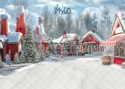 North Pole Cozy Street - with Sweep Option