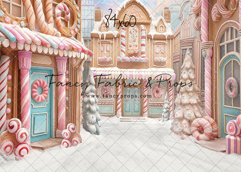 Pastel Gingerbread Street - With Sweep Option