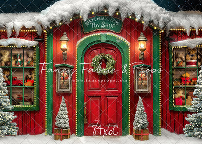 Santa Claus Lane Toy Shop - with Sweep Option