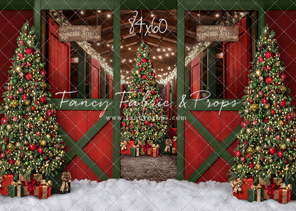 Santa's Jolly Reindeer Stable - No Reindeer