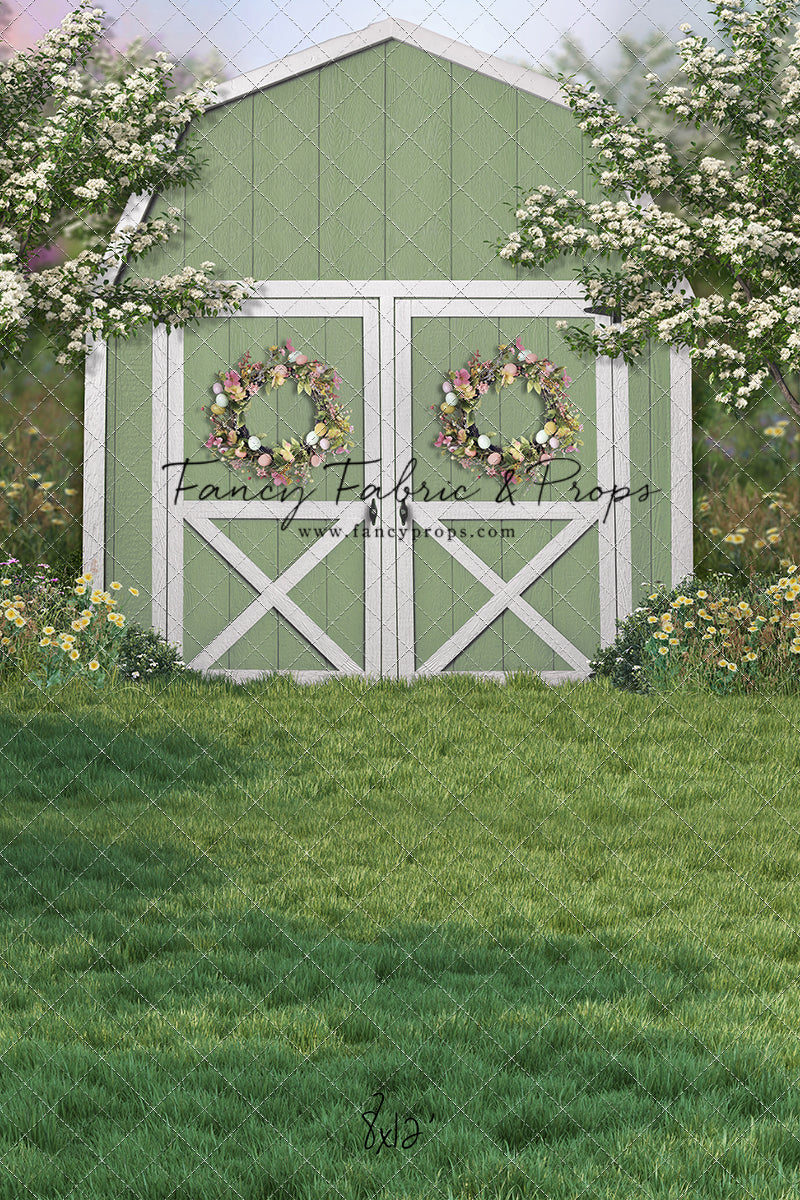 Easter Blossoms Barn - With Sweep Option