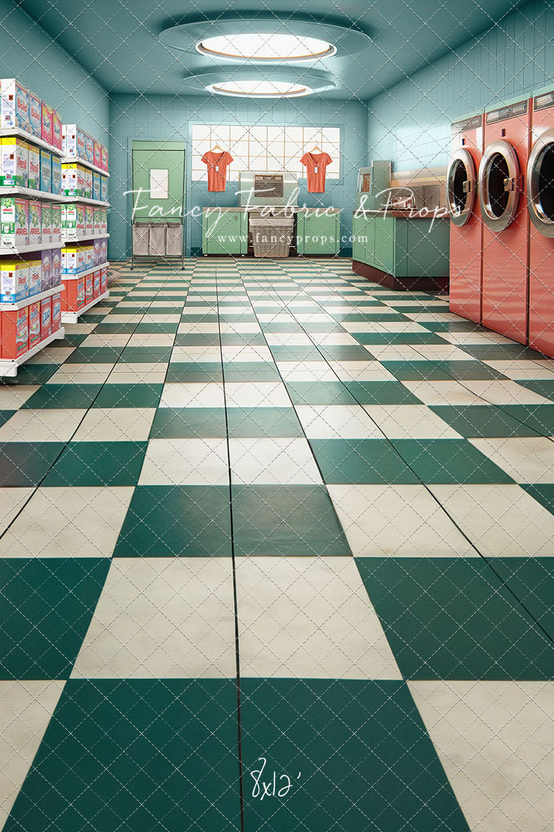 Laundry Day - Blue - With Sweep Option