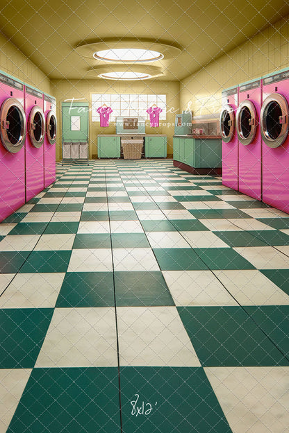 Laundry Day - Yellow With Double Washers- With Sweep Option
