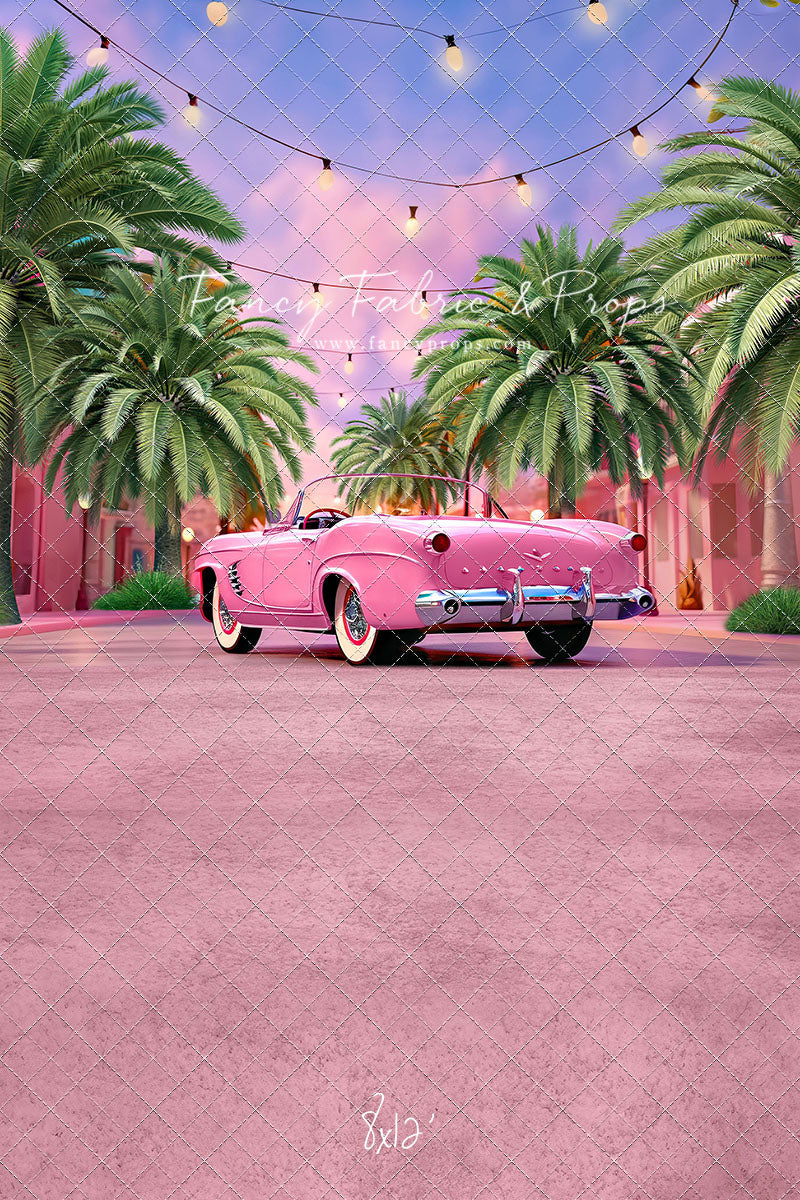 Malibu Shopping Center - Pink Car & Pink Floor - With Sweep Option