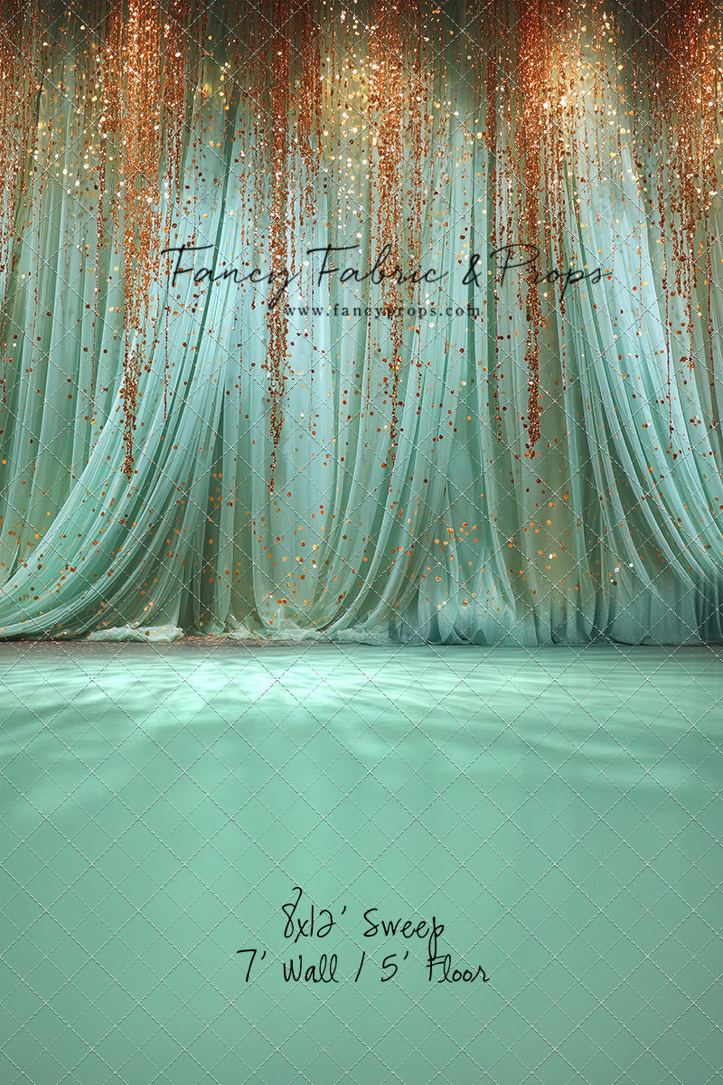 Mint Curtain - With Sweep Option