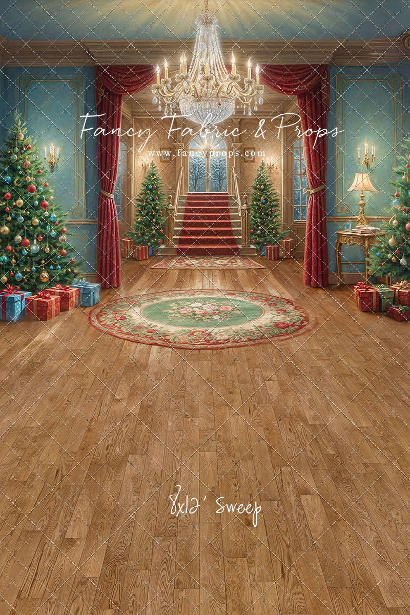 Elegant Holiday Hallway - With Sweep Option