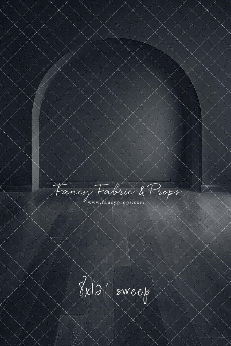 Modern Midnight Alcove - Wood Floor - With Sweep Option