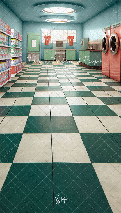 Laundry Day - Blue - With Sweep Option