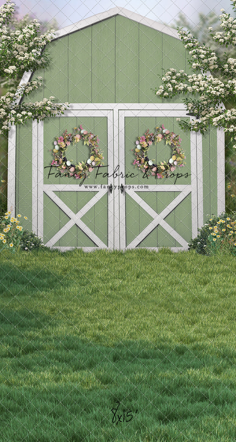 Easter Blossoms Barn - With Sweep Option