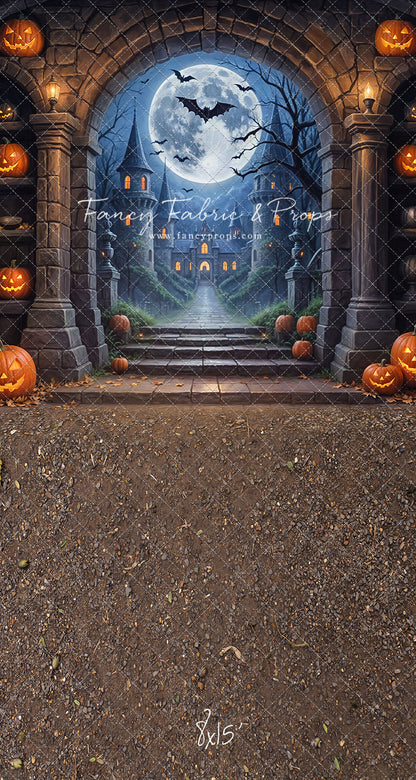 Gothic Halloween Gateway - Dirt Floor - With Sweep Option
