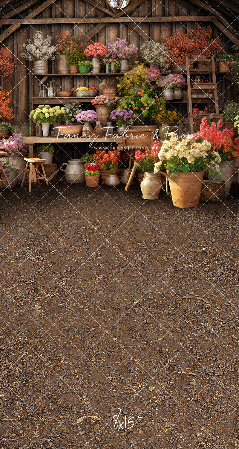 Grandma's Gardening Shed - With Sweep Option