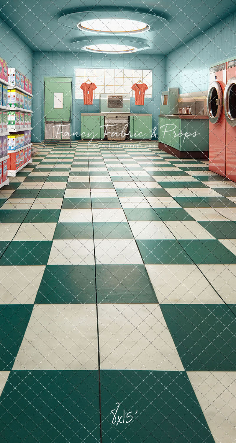 Laundry Day - Blue - With Sweep Option