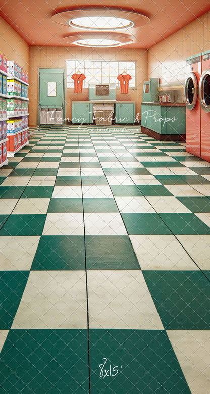 Laundry Day - Coral - With Sweep Option