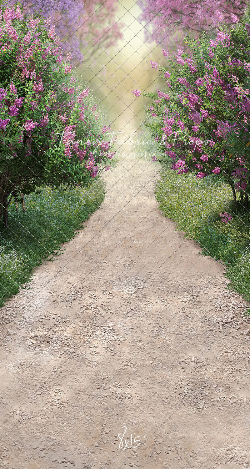 Lilac Garden Path - With Sweep Option