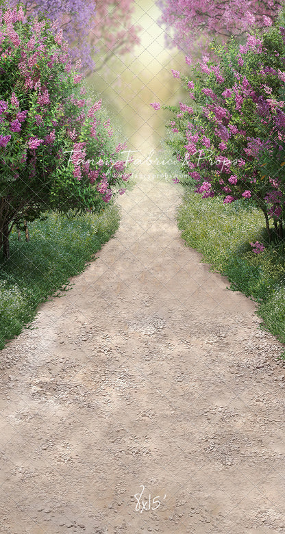 Lilac Garden Path - With Sweep Option