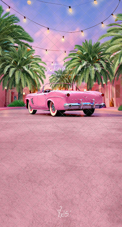 Malibu Shopping Center - Pink Car & Pink Floor - With Sweep Option