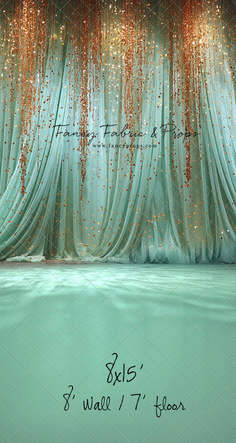 Mint Curtain - With Sweep Option