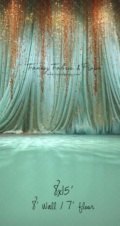 Mint Curtain - With Sweep Option