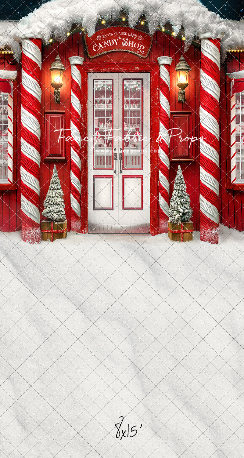 Santa Claus Lane Candy Shop - With Sweep Option