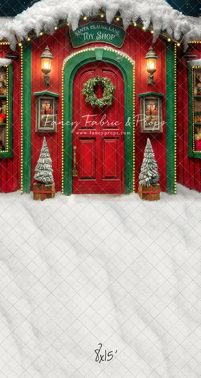Santa Claus Lane Toy Shop - with Sweep Option