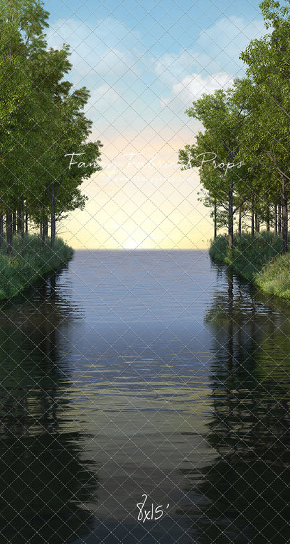 Spring at the Lake - With Sweep Option