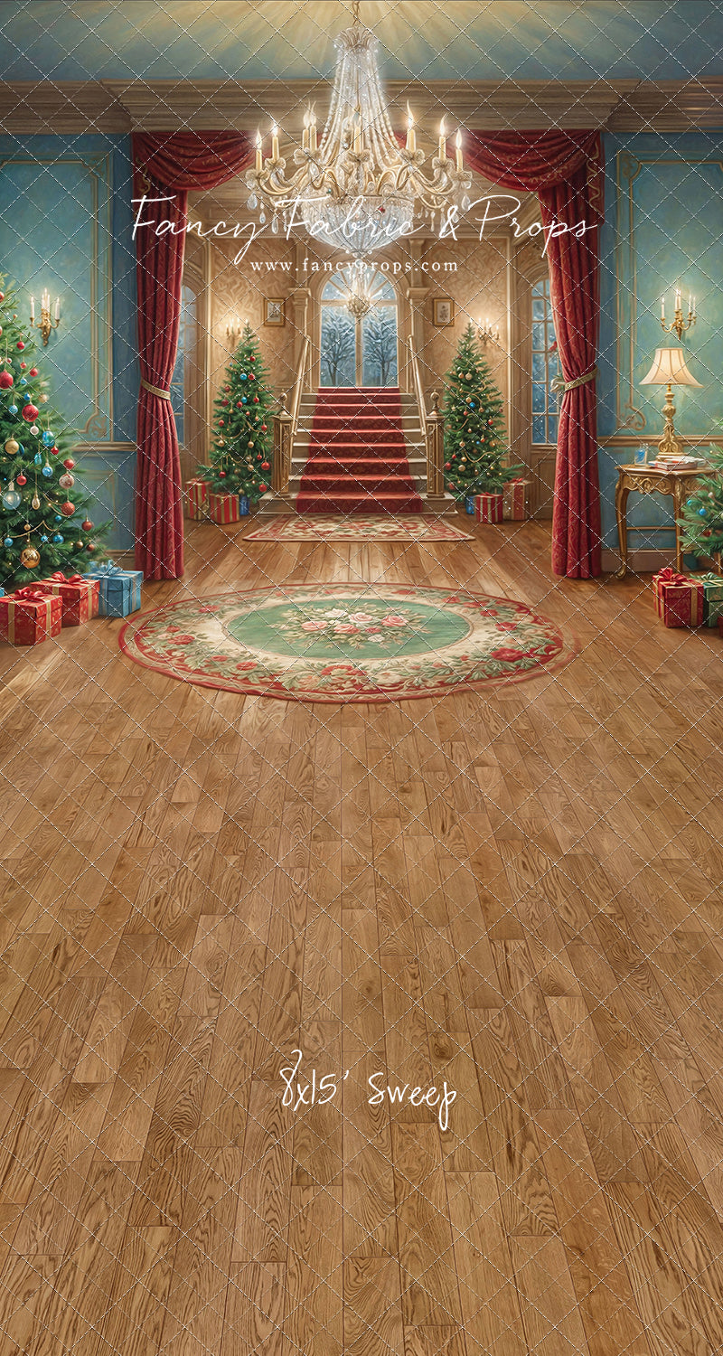 Elegant Holiday Hallway - With Sweep Option