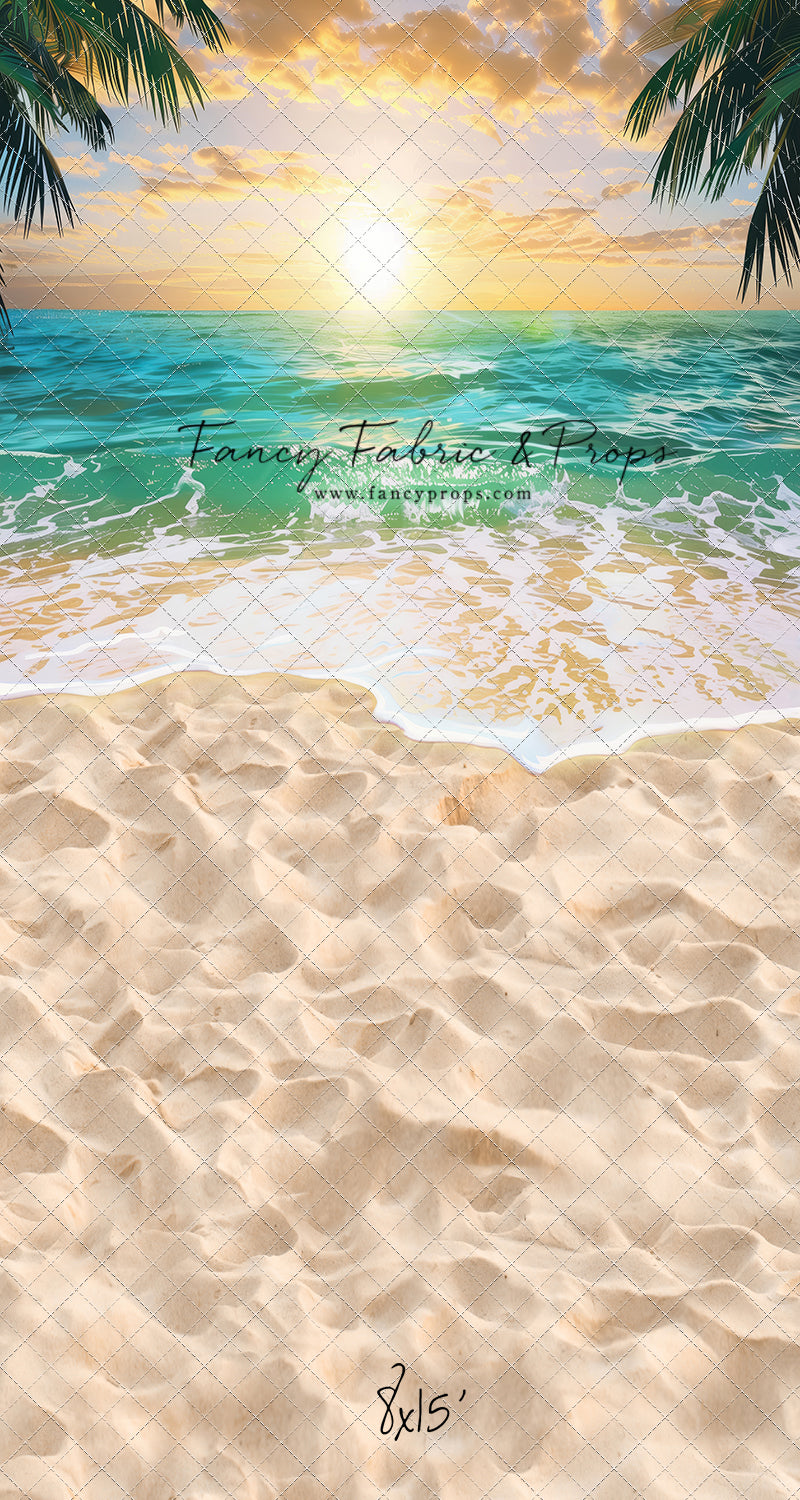 Tropical Beach Paradise - With Sweep Option