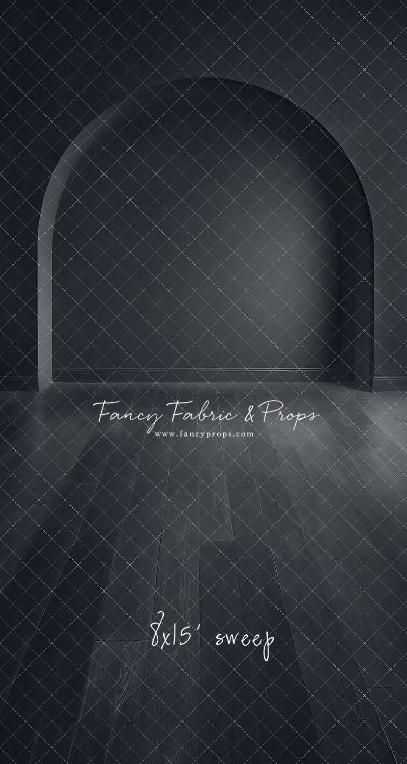 Modern Midnight Alcove - Wood Floor - With Sweep Option