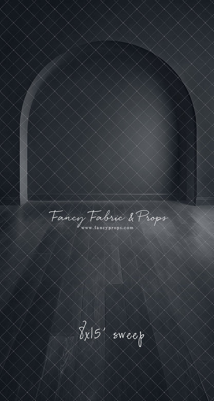 Modern Midnight Alcove - Wood Floor - With Sweep Option