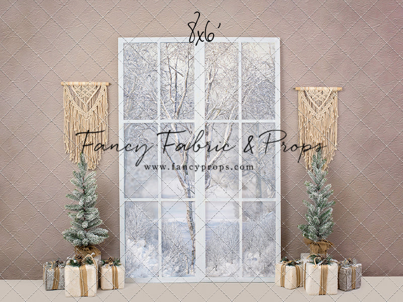 Boho Fireplace Window