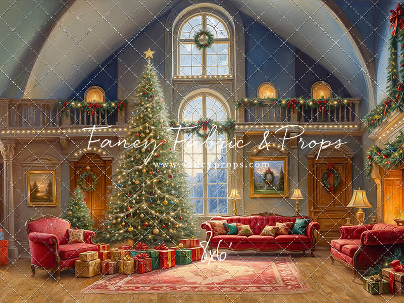 Elegant Christmas Chateau - with Sweep Option