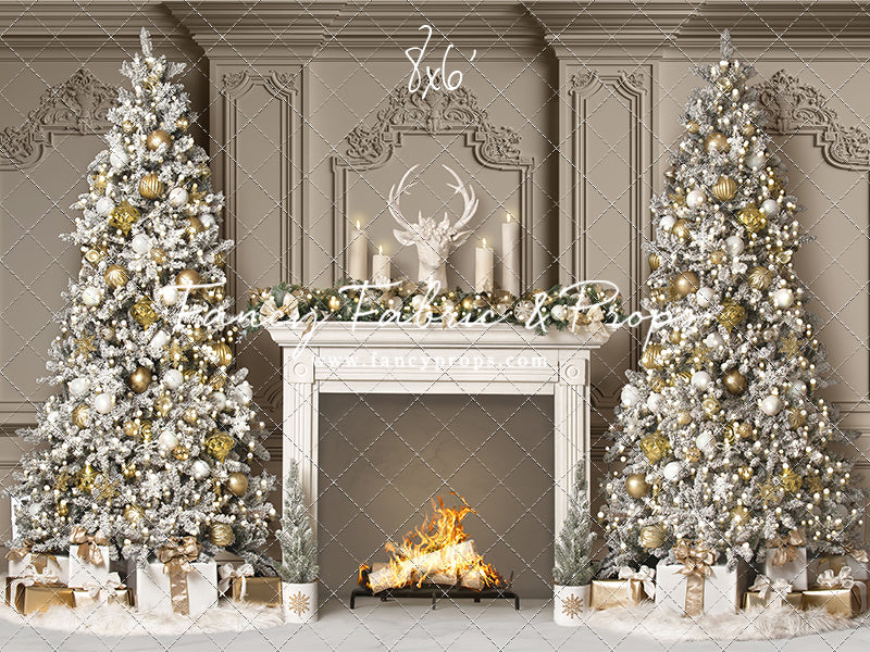 Frosted Fireside Glow