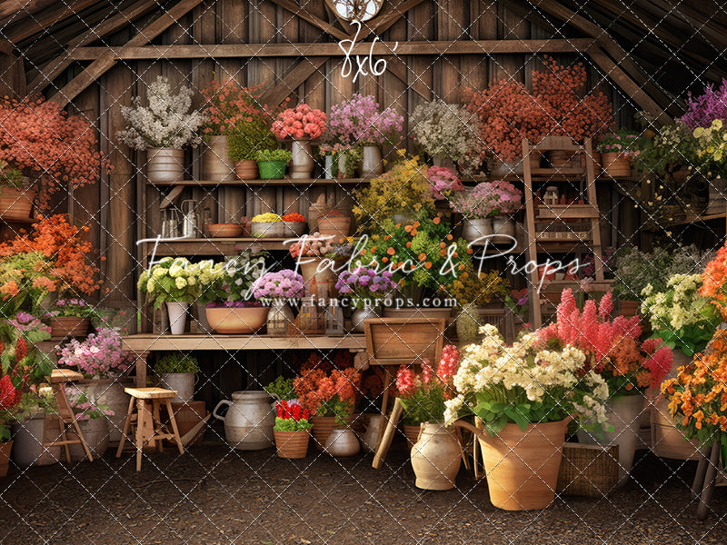 Grandma's Gardening Shed - With Sweep Option