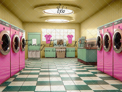 Laundry Day - Yellow With Double Washers- With Sweep Option