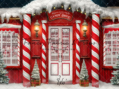Santa Claus Lane Candy Shop - With Sweep Option