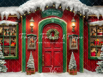 Santa Claus Lane Toy Shop - with Sweep Option