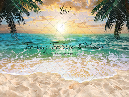 Tropical Beach Paradise - With Sweep Option