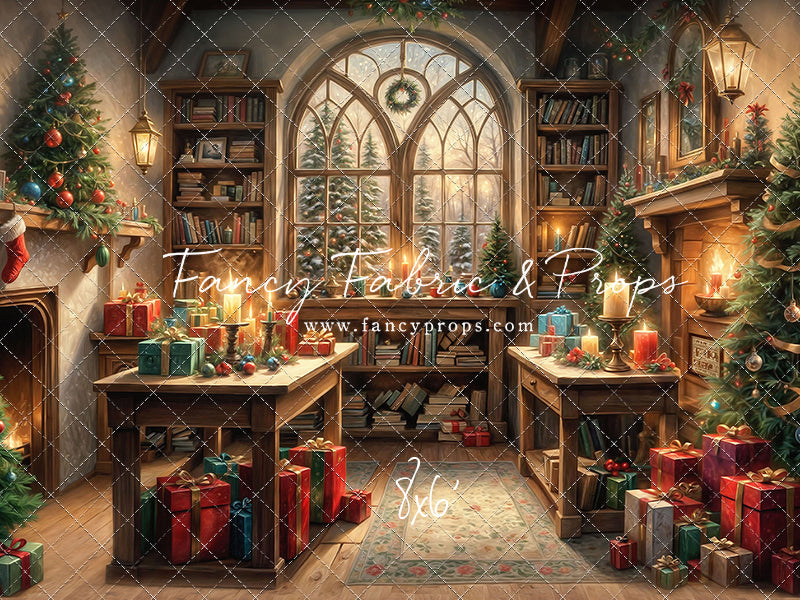 Winter Cabin Wrapping Room - with Sweep Option