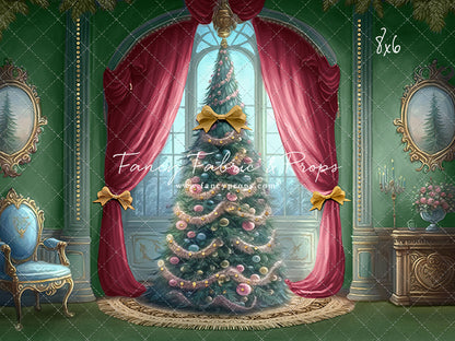Christmas Wishes - All Green - with Sweep Option