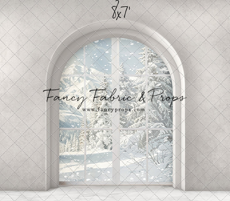 Winter Arch Window